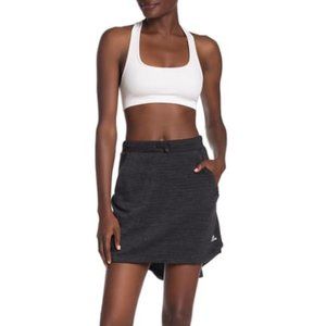 adidas Dark Gray Athletic Skort with Logo